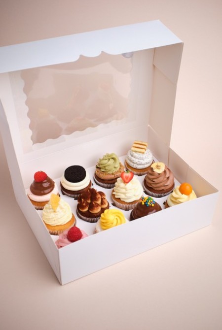 6- os Cupcake válogatás díszdobozban 10 340 Ft