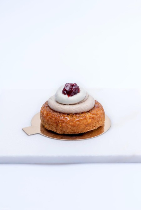 Vegán Rum Baba (gluténmentes vegán)