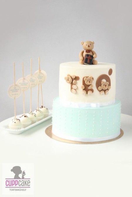 Macis keresztelős torta