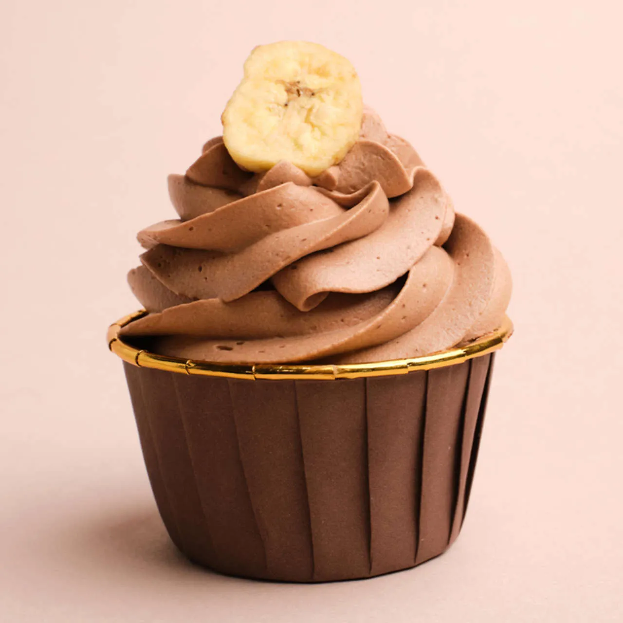 Vegán banános Nutellás cupcake