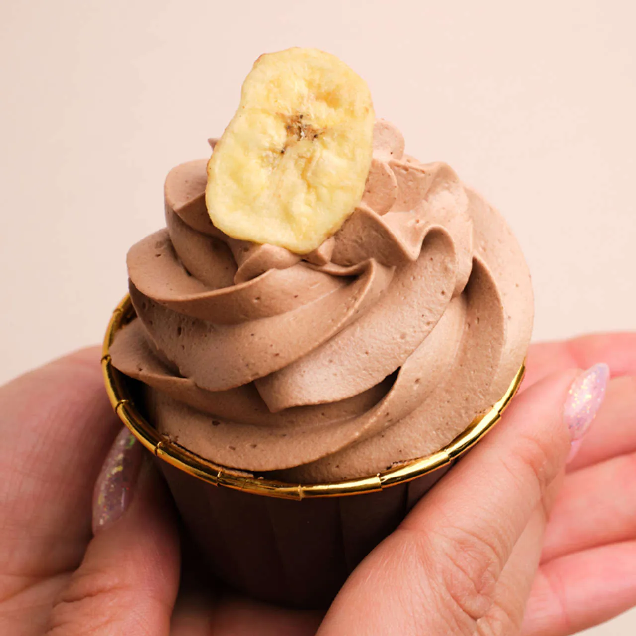 Vegán banános Nutellás cupcake - Image 3